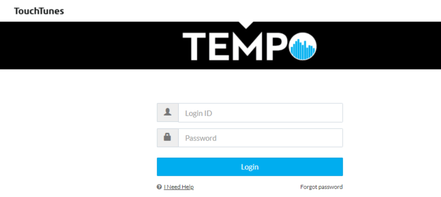 Touchtunes dashbord portal