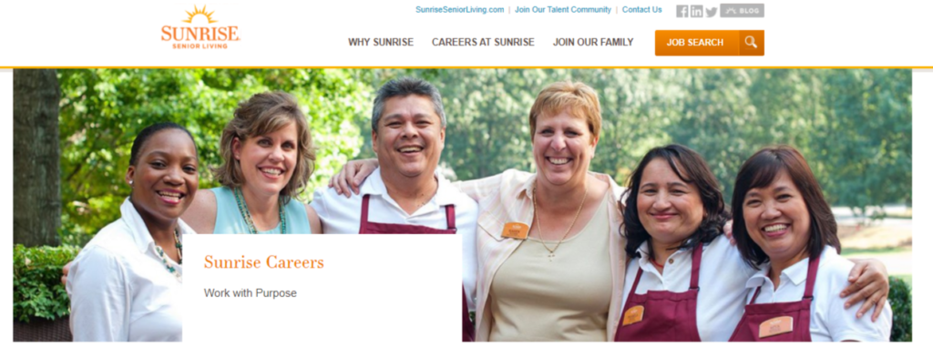 senior living sunrise